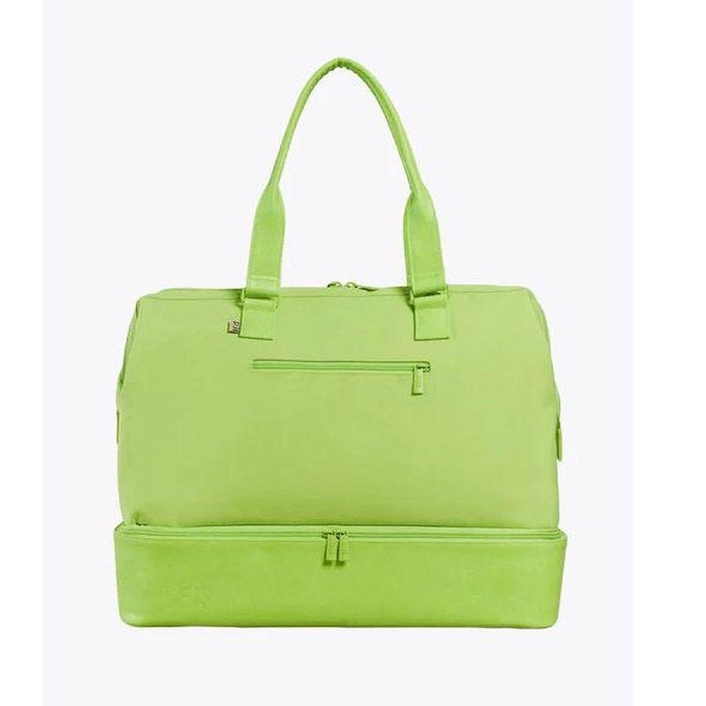 BEIS Weekender bag in GREEN CITRON